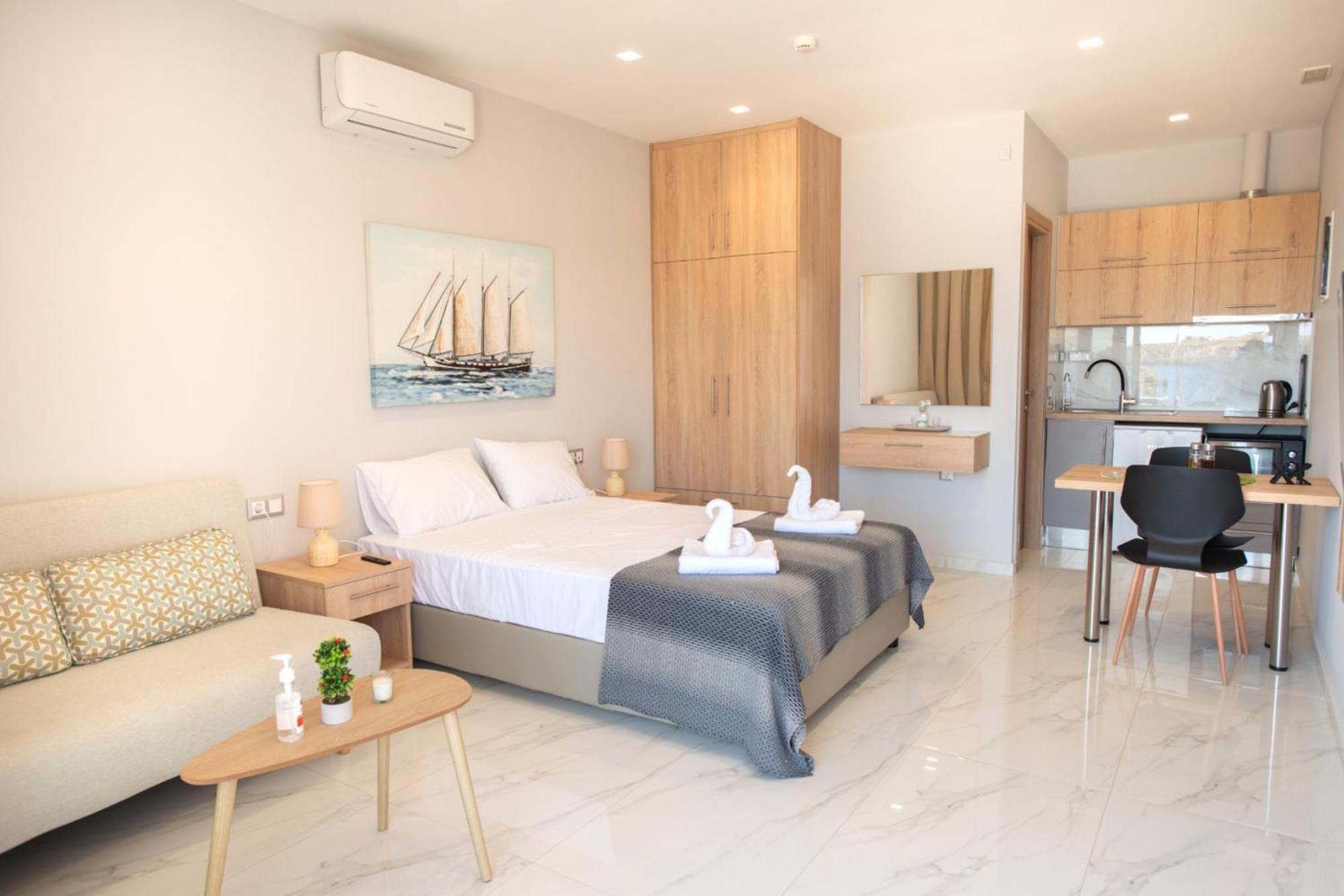 Beachfront Studio Kyma West ~ Crete'S Hidden Gem 칼로이 리메네스 외부 사진